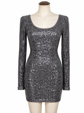 Sequin Mesh Stretch Tight Dress 🌎
